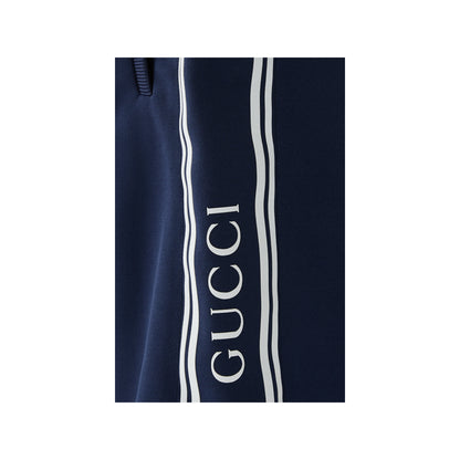 Gucci Technical Jersey Shorts Blue