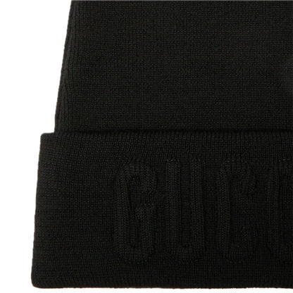 Gucci Embroided Wool Beanie Hat Black