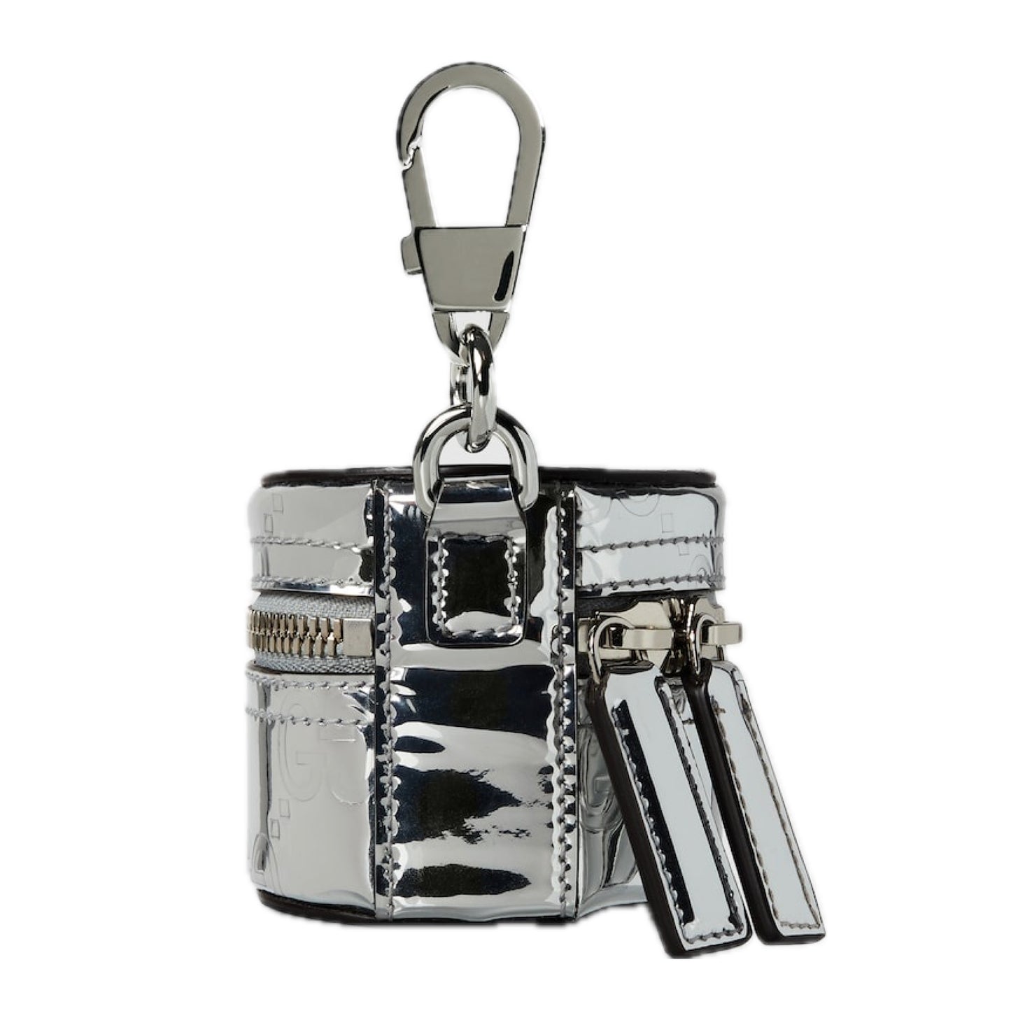 Gucci GG Keychain Silver Pouch