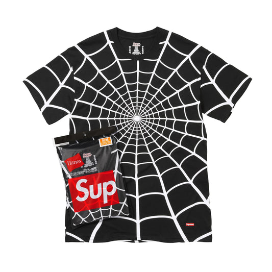 Supreme Hanes Spider-Man Tagless Tees (2 Pack) Black