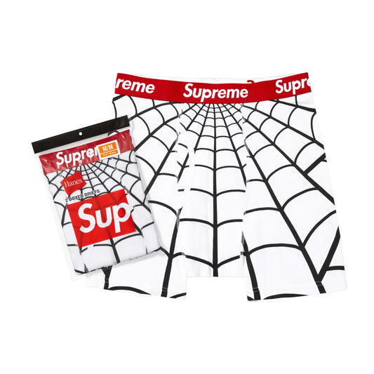 Supreme Hanes Spider-Man Boxer Briefs (2 Pack) White