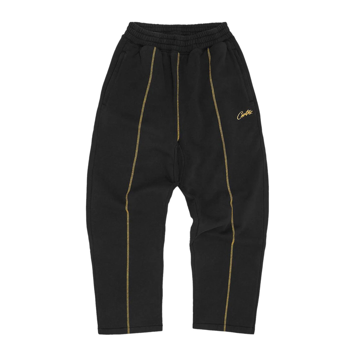 Corteiz Hmp Open Hem Sweatpant Black/Yellow