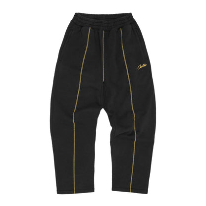 Corteiz Hmp Open Hem Sweatpant Black/Yellow
