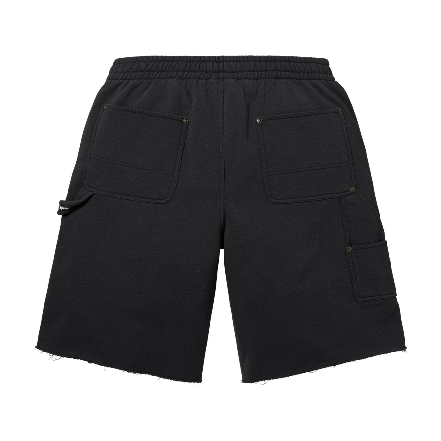 Supreme Double Knee Painter Sweatshort Black