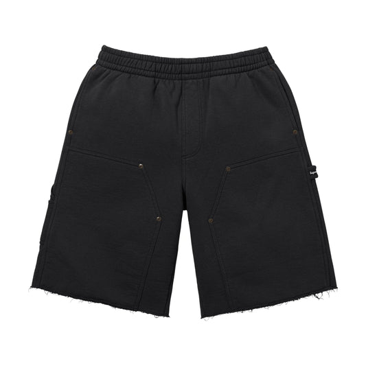 Supreme Double Knee Painter Sweatshort Black