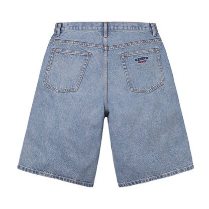 Supreme Baggy Denim Short Washed Indigo Blue