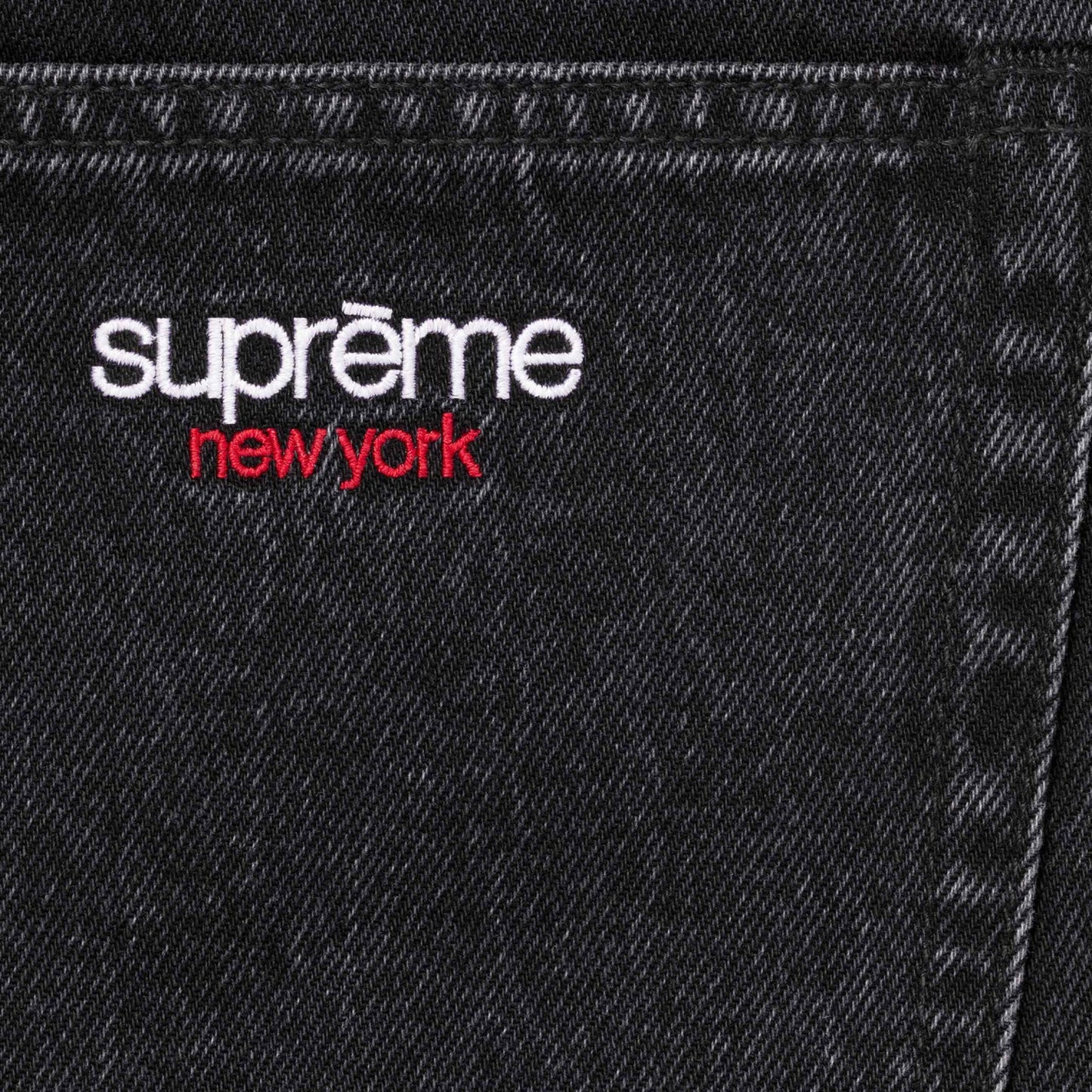 Supreme Baggy Denim Short Black