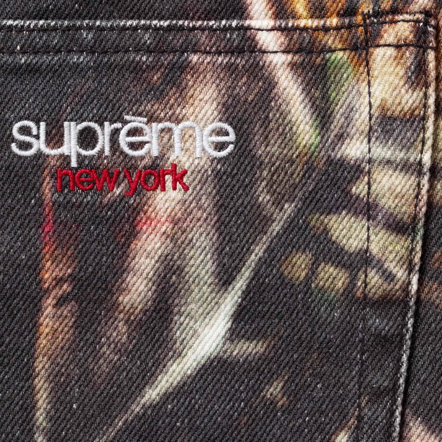 Supreme Shadows Baggy Denim Short