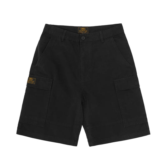 Corteiz Guerillaz Cargo Short Black