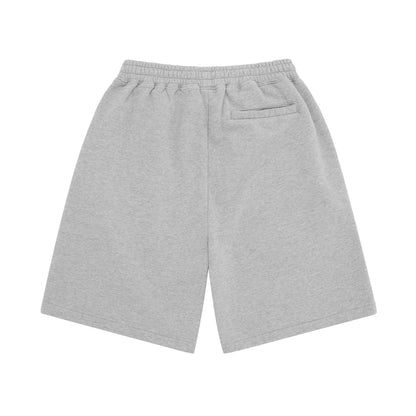 Corteiz Island Puff Print Sweat Short Heather Grey