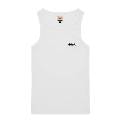 Corteiz Mens Essentials Tank Top 3-Pack White