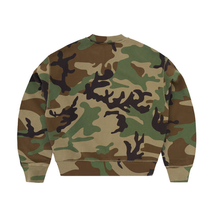 Corteiz Mini Island Crewneck Woodland Camo