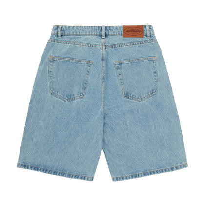Corteiz Island Denim Short Stonewash Blue