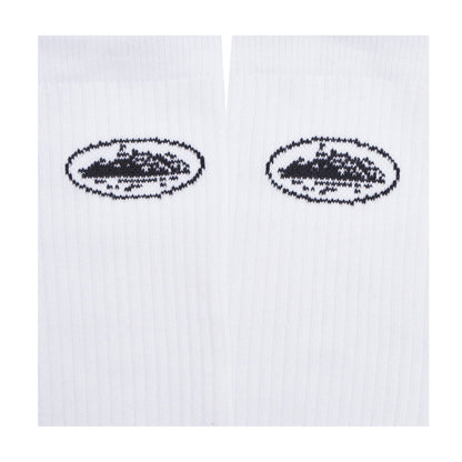 Corteiz White Alcatraz Socks 2-Pack White