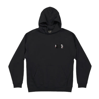 Balenciaga Political Logo Taped Hoodie Black