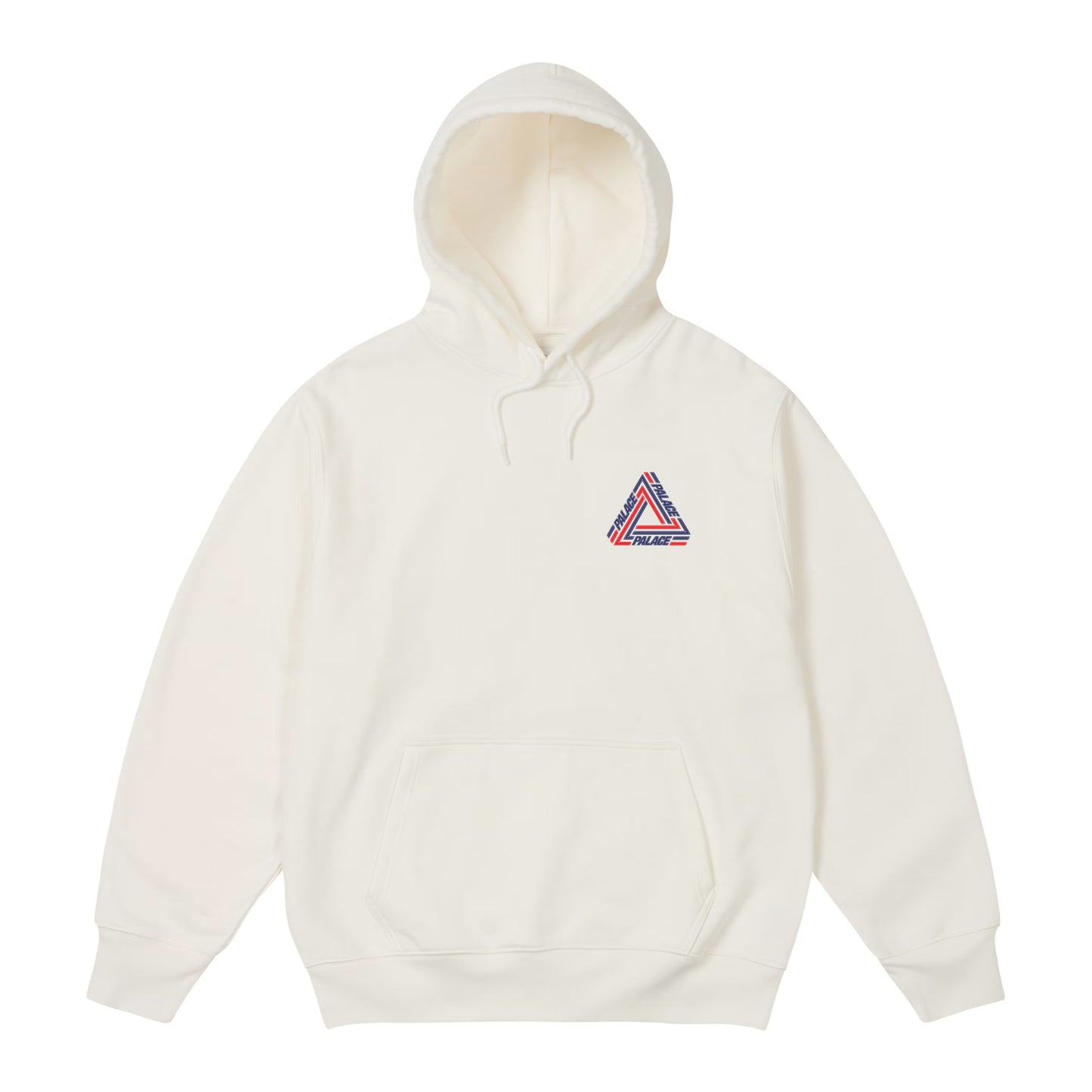 Palace Tri-Line Hoodie White