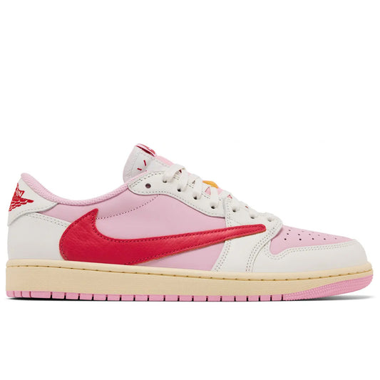 Air Jordan 1 Retro Low SP Travis Scott Sail Tropical Pink