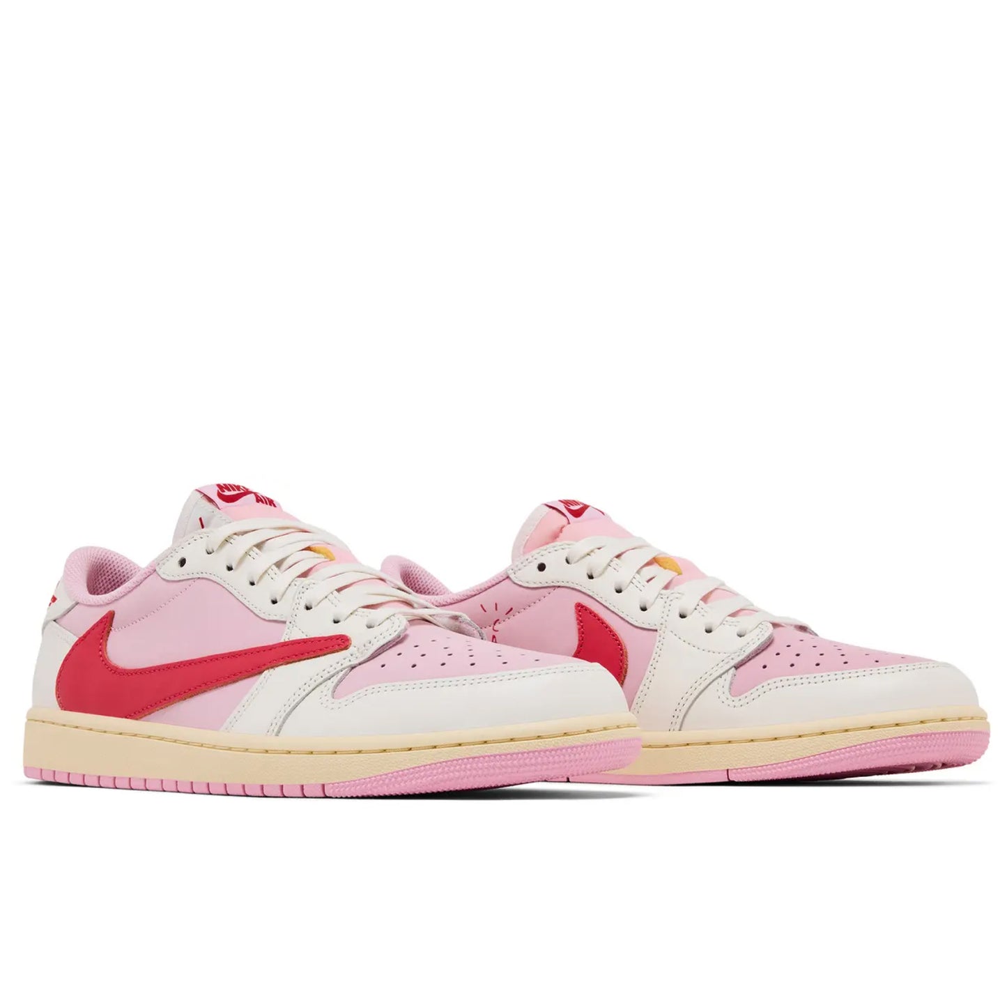 Air Jordan 1 Retro Low SP Travis Scott Sail Tropical Pink