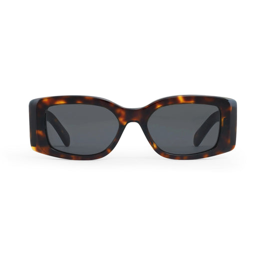 Celine Triomphe Xl 01 Sunglasses Red Havana