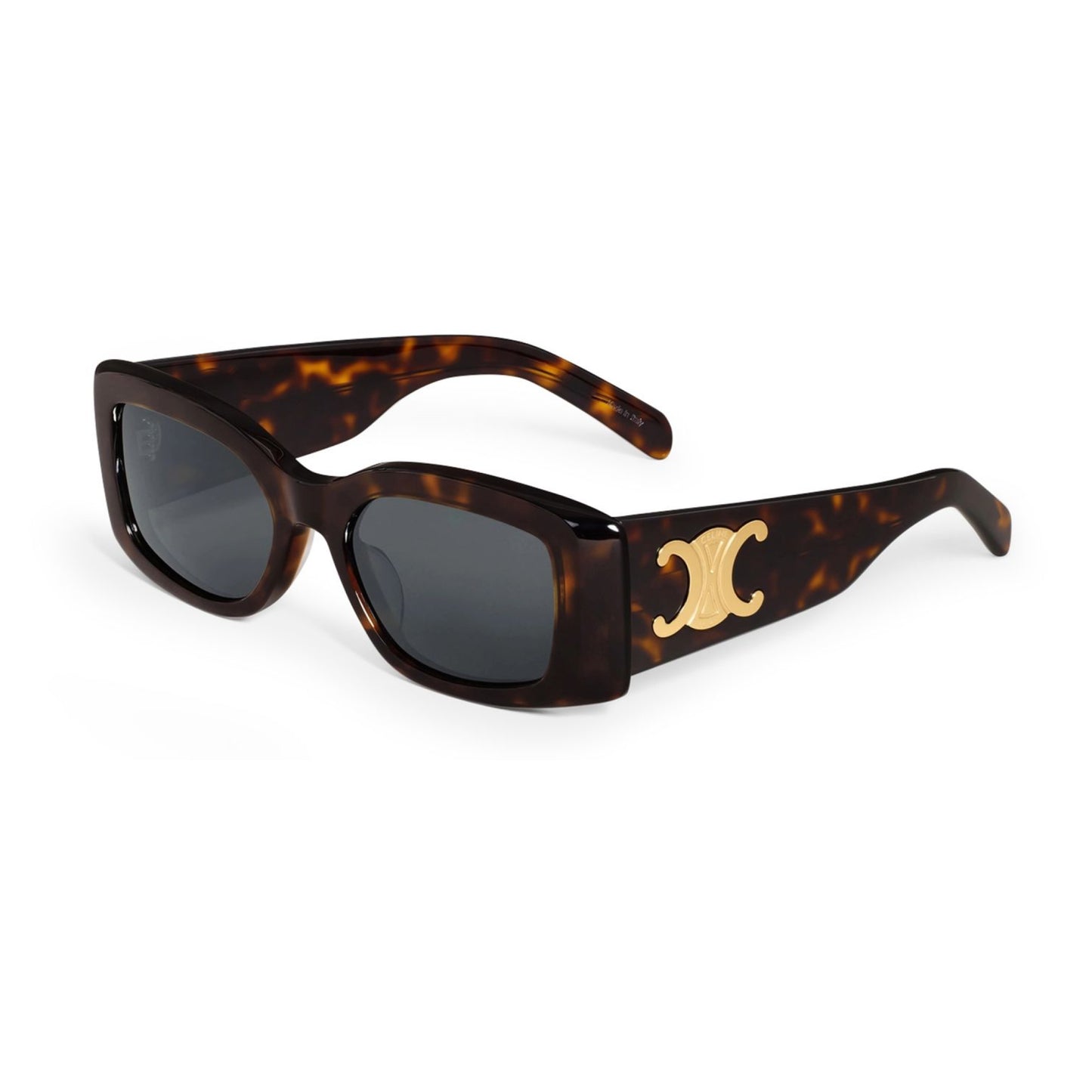Celine Triomphe Xl 01 Sunglasses Red Havana