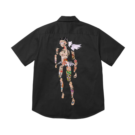Supreme AOI Cyborg S/S Work Shirt Black