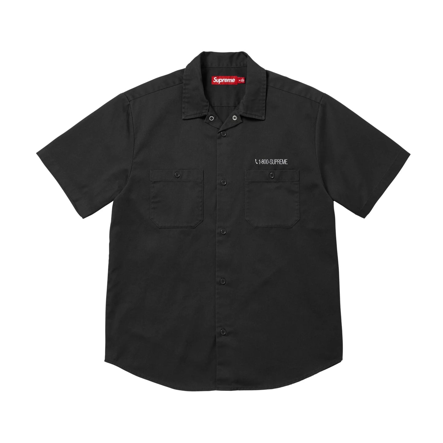 Supreme AOI Cyborg S/S Work Shirt Black
