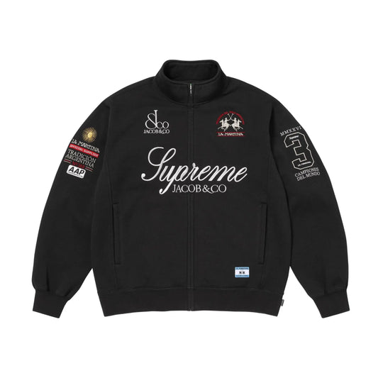 Supreme x La Martina x Jacob & Co Zip Up Sweatshirt Black