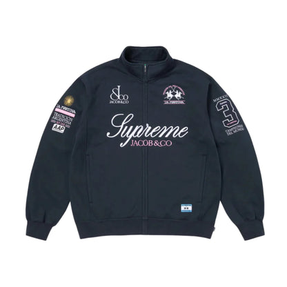 Supreme x La Martina x Jacob & Co Zip Up Sweatshirt Navy