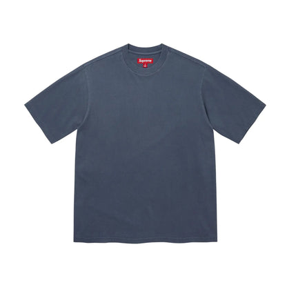 Supreme Rhinestone Script Short-Sleeve Top Navy