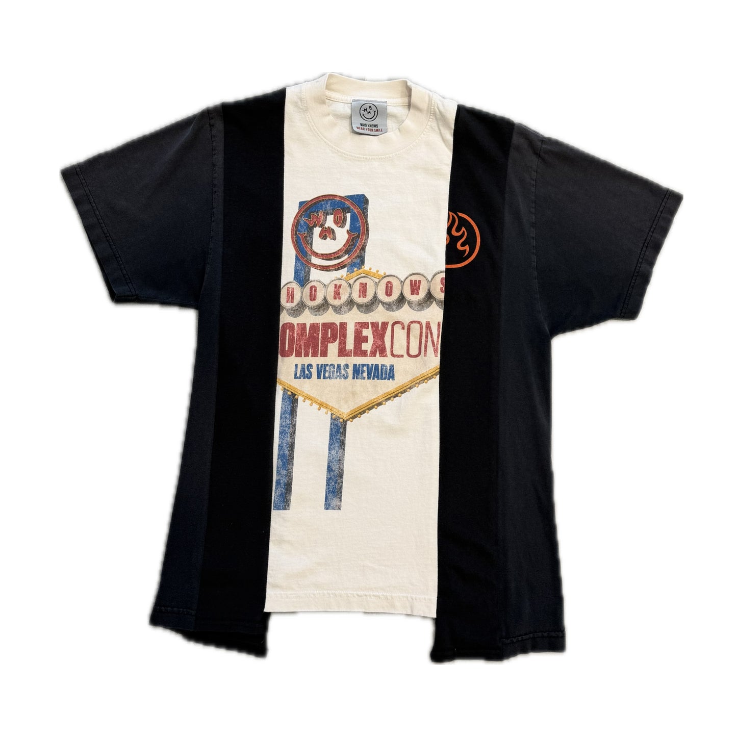 Who Knows Complexcon Las Vegas Exclusive 1/1 Stitched Tee White/Black
