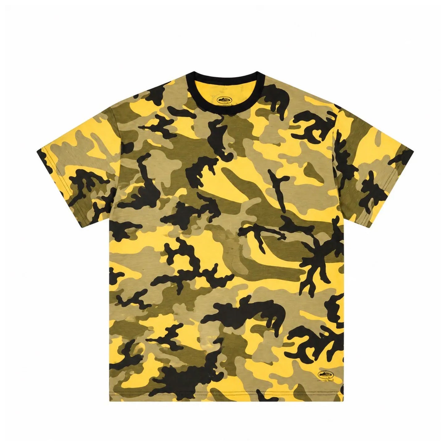Corteiz Guerillaz Camo Yellow Tee