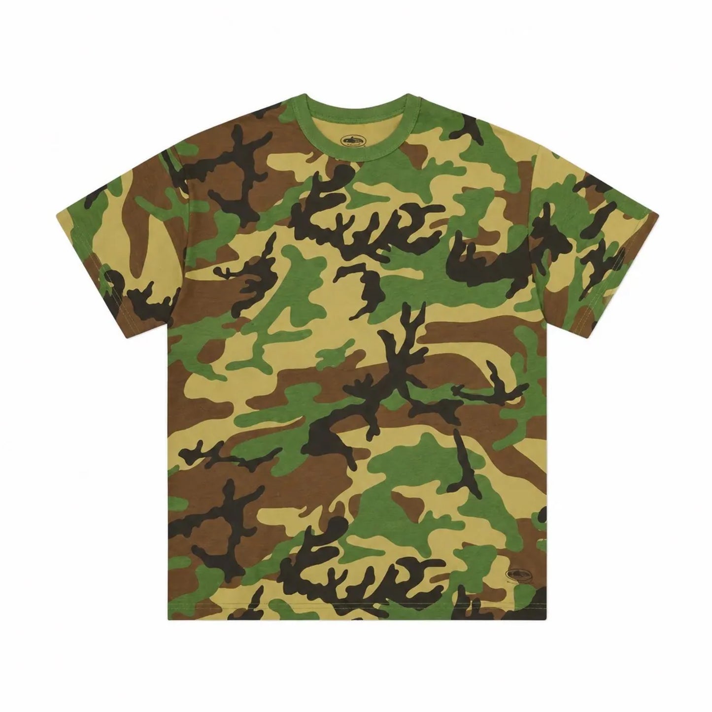 Corteiz Guerillaz Camo Green Tee