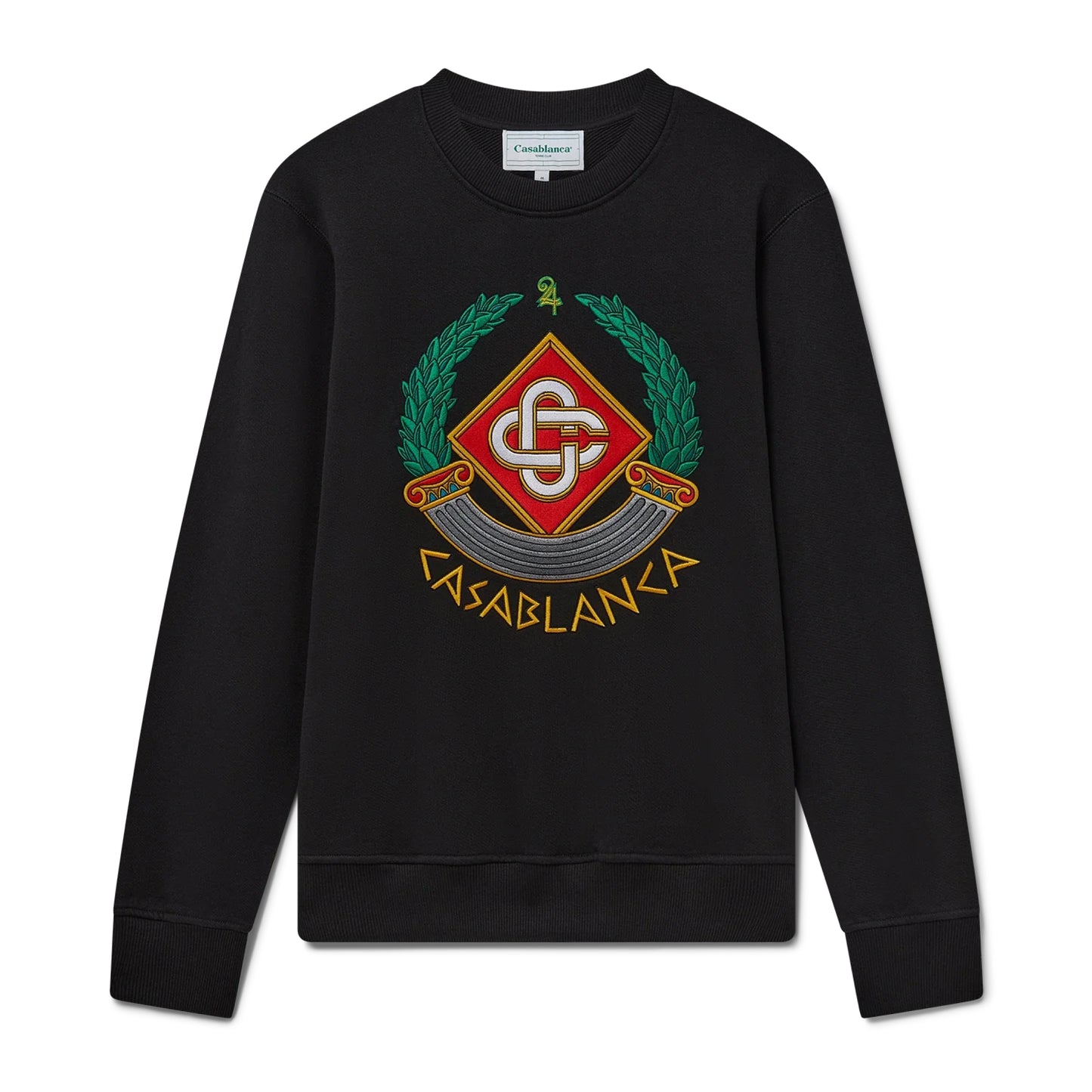 Casablanca Crest Embroided Crewneck