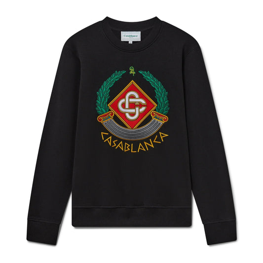 Casablanca Crest Embroided Crewneck