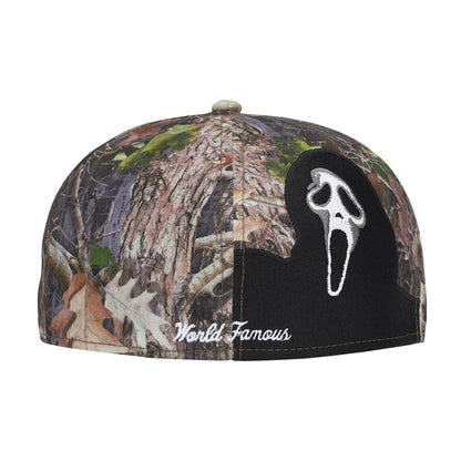 Supreme Ghostface Box Logo New Era Fitted Cap Camo