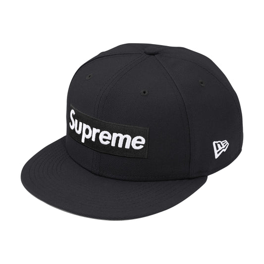 Supreme Ghostface Box Logo New Era Fitted Cap Black