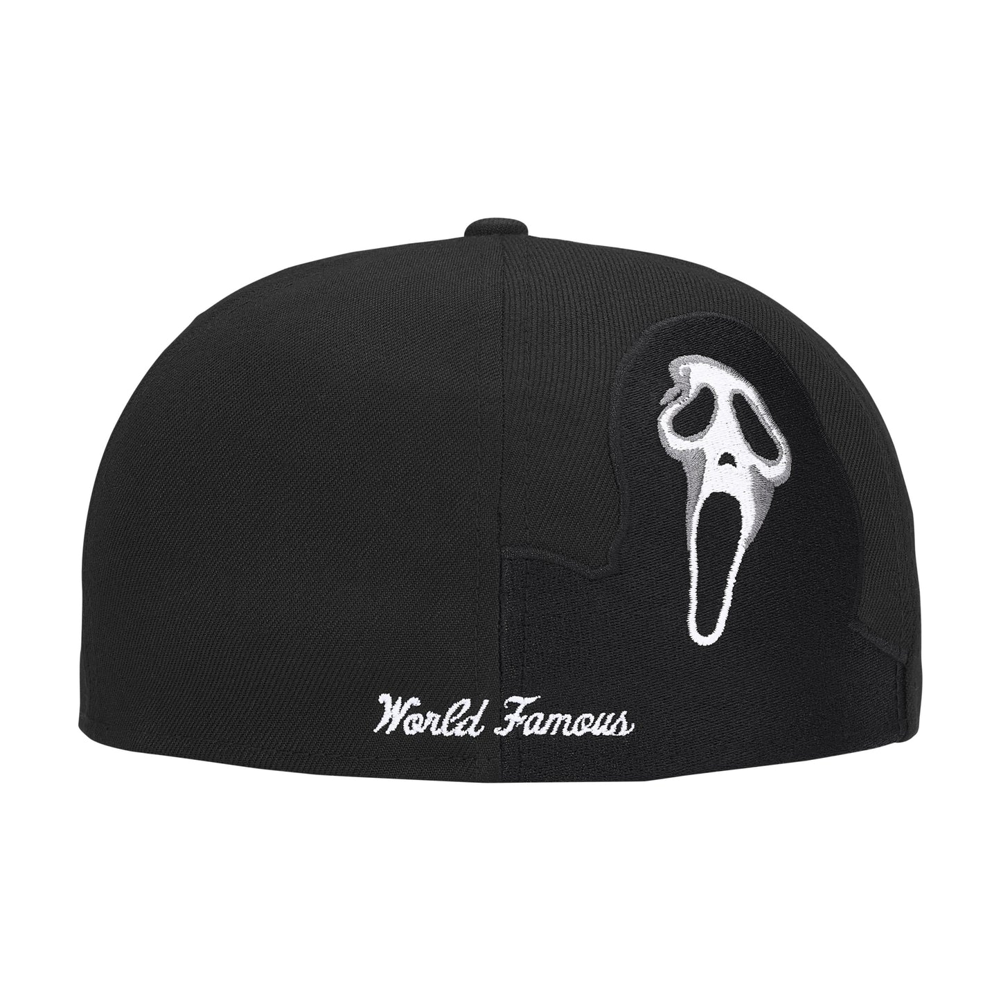Supreme Ghostface Box Logo New Era Fitted Cap Black