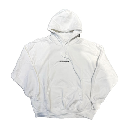 Nina Janova Basic Style Hoodie White