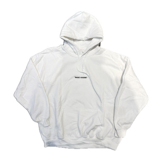 Nina Janova Basic Style Hoodie White