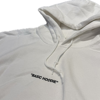 Nina Janova Basic Style Hoodie White