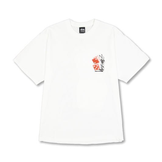 Stussy Tall Dice Tee White