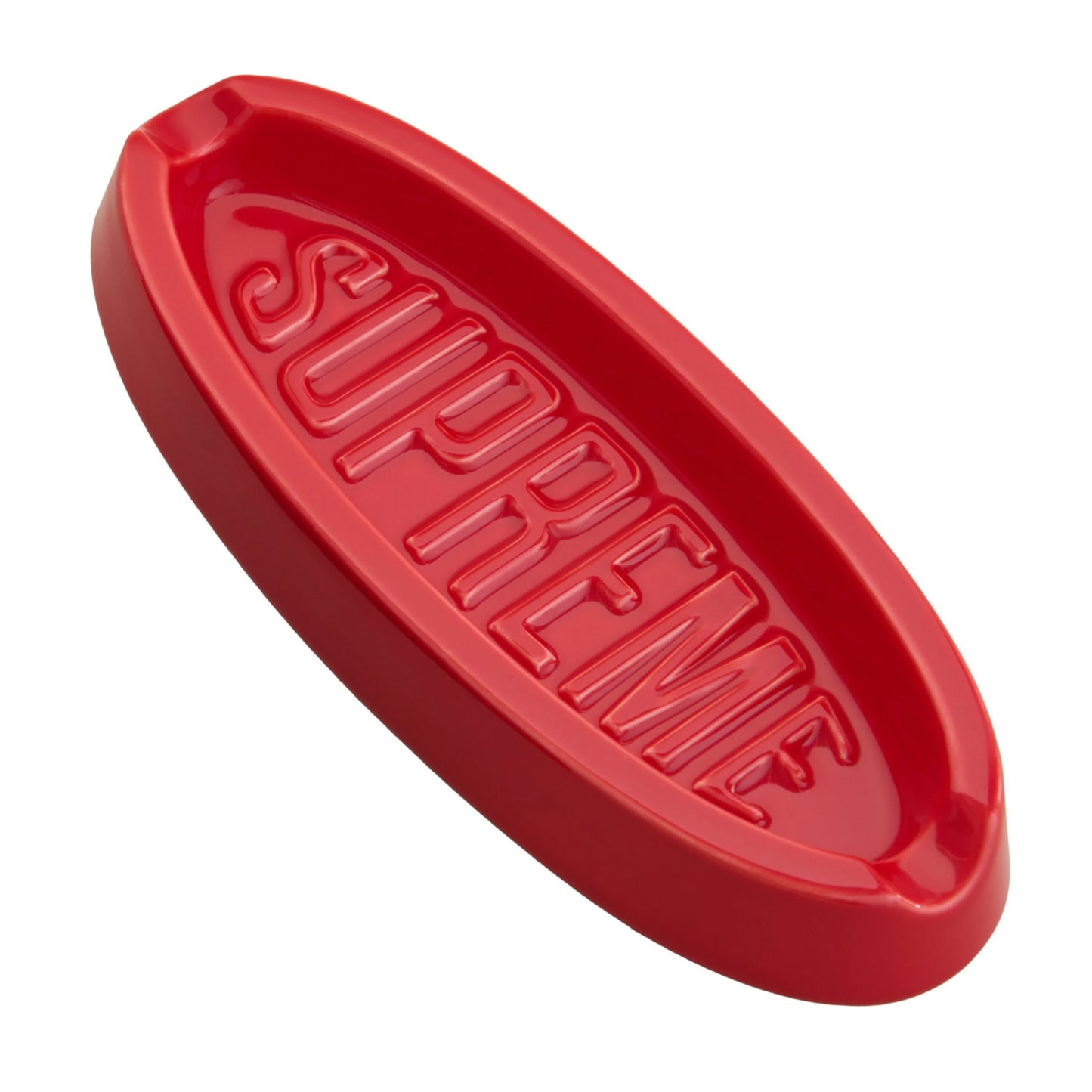 Supreme Oval Tray Red