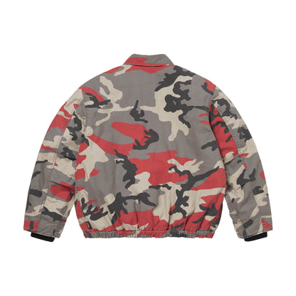 Supreme Cordura Twill Utility Jacket Red Camo