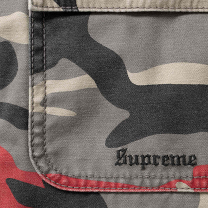 Supreme Cordura Twill Utility Jacket Red Camo