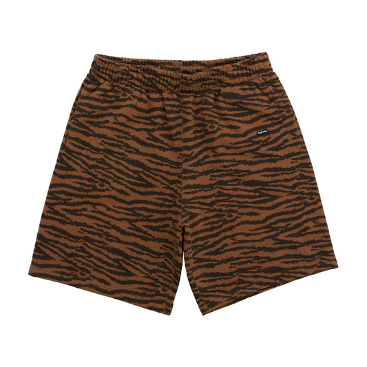 Supreme Small Box Logo Sweat Short Tiger Brown