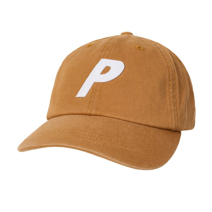 Palace P 6-Panel Hat (FW25) Tan
