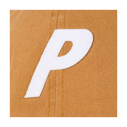 Palace P 6-Panel Hat (FW25) Tan