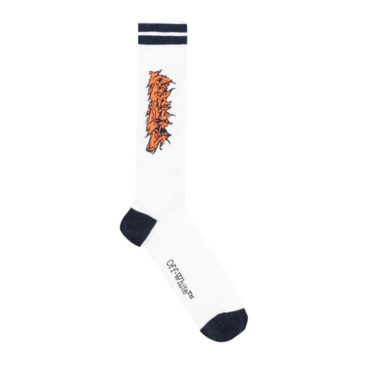 Off-White Neen Socks White/Orange