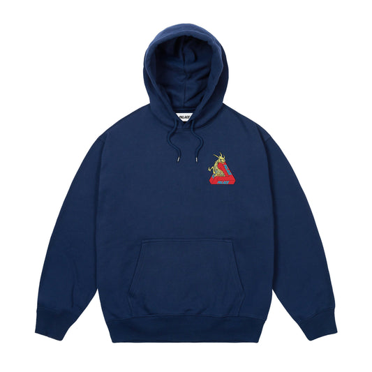 Palace Dragon Bones Tri Hoodie Navy