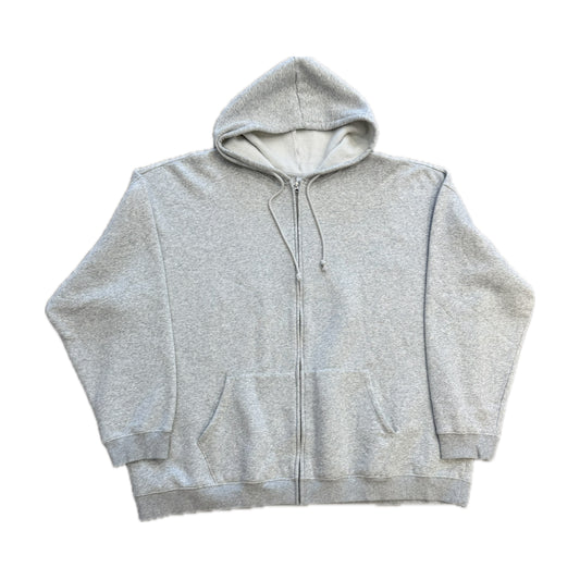 Skims Zip Up Hoodie Light Grey